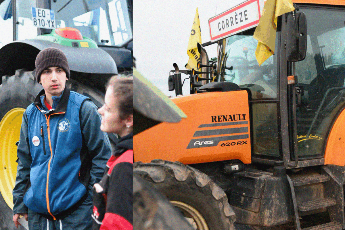 En Corrèze, les lycéens agricoles entrent dans la lutte paysanne