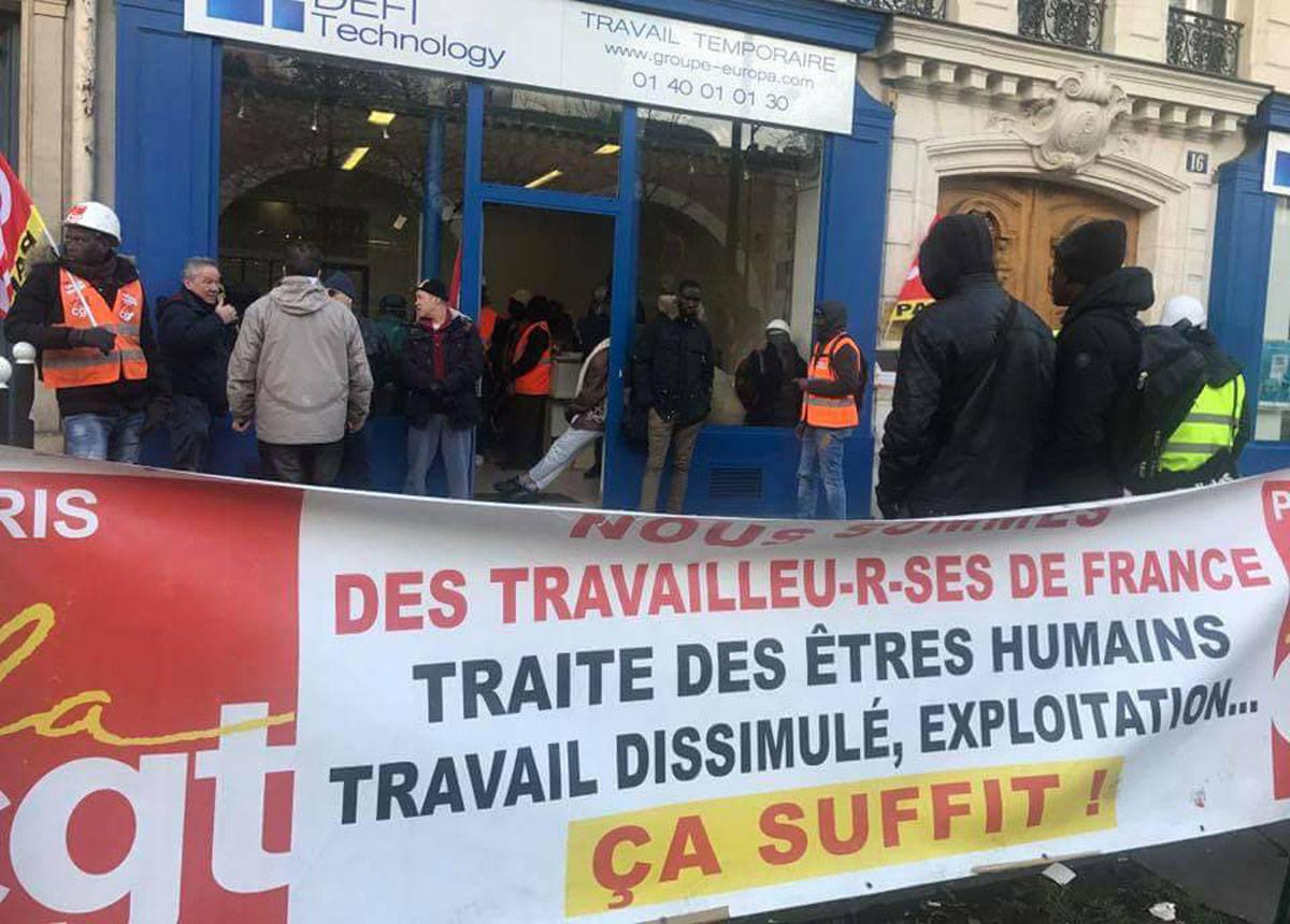 Une soirée sur le piquet de grève avec la CGT sans-papier