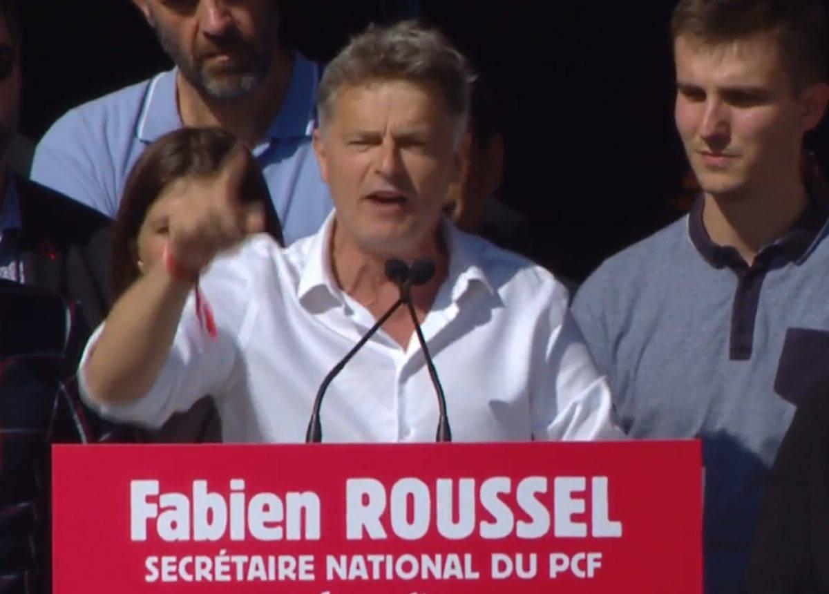 Fabien Roussel à la Fête de l’Humanité pour une “France libérée, délivrée du capitalisme”