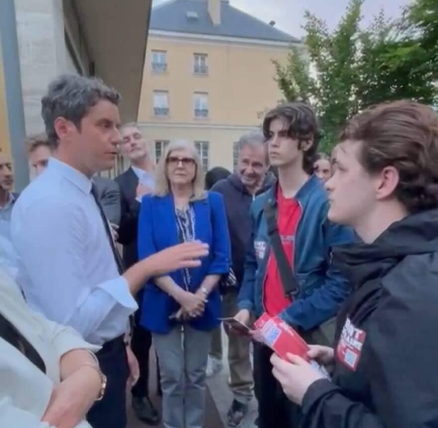 Les jeunes communistes interpellent Gabriel Attal, une interview exclusive